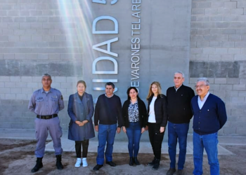 Las Autoridades del Misterio de Justicia inspeccionaron obra del Servicio Penitenciario N°Unidad 5, junto a la Intendente Nora Roldán