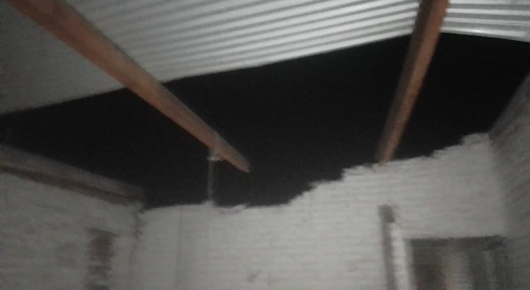 Fuerte tormenta causa daños materiales en el Interior del Departamento Salavina