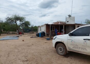 La Municipalidad de Los Telares junto a defensa civil asistieron a familias afectados por el último temporal