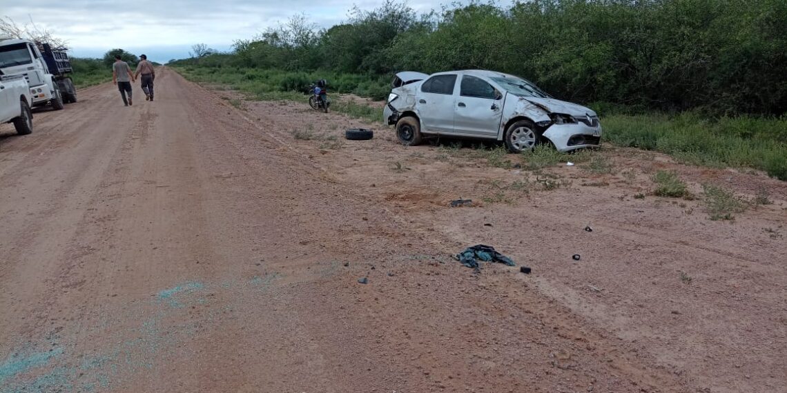 Joven protagonizó un brutal vuelco en el camino que une Los Telares y Chilca Juliana