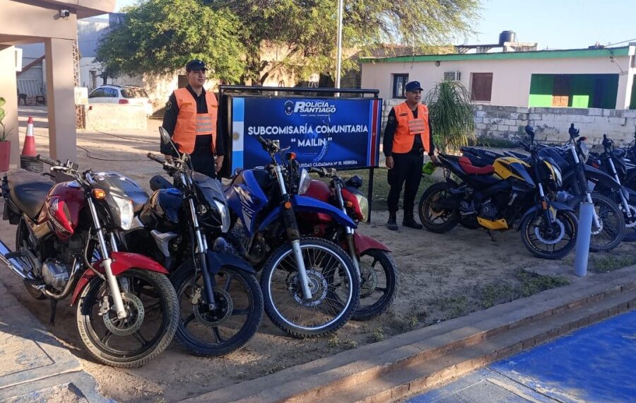 En operativo secuestran ocho motos que tenían impedimento legal para circular