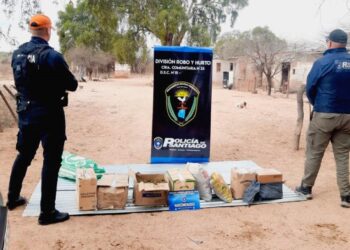 En un allanamiento la policía detuvo, secuestro droga y elementos robados