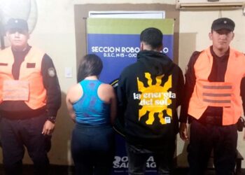 Recuperaron un auto y aprehendieron a dos personas en Ojo de agua