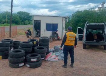 Secuestro millonario de cargamento clandestino en un control sobre la Ruta 16