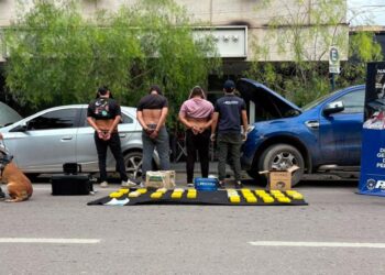 Incautaron cocaína valuada en $300 millones en pleno Centro de la Capital