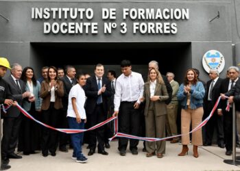 El Gobernador Gerardo Zamora inauguró obras en la ciudad de Forres