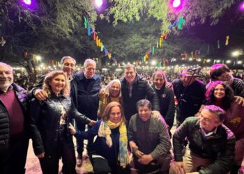 Zamora acompañó la Vigilia de la Marcha de los Bombos
