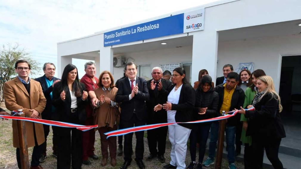 El Gobernador Gerardo Zamora inauguró dos puestos sanitarios en el departamento Loreto