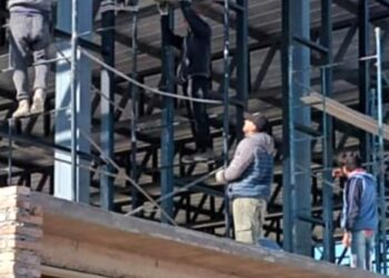 Importante avance de obra del moderno Polideportivo para La Paliza