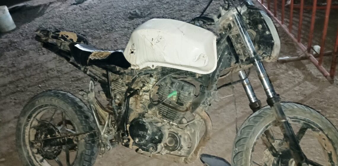En operativo de prevención la policía secuestro una motocicleta