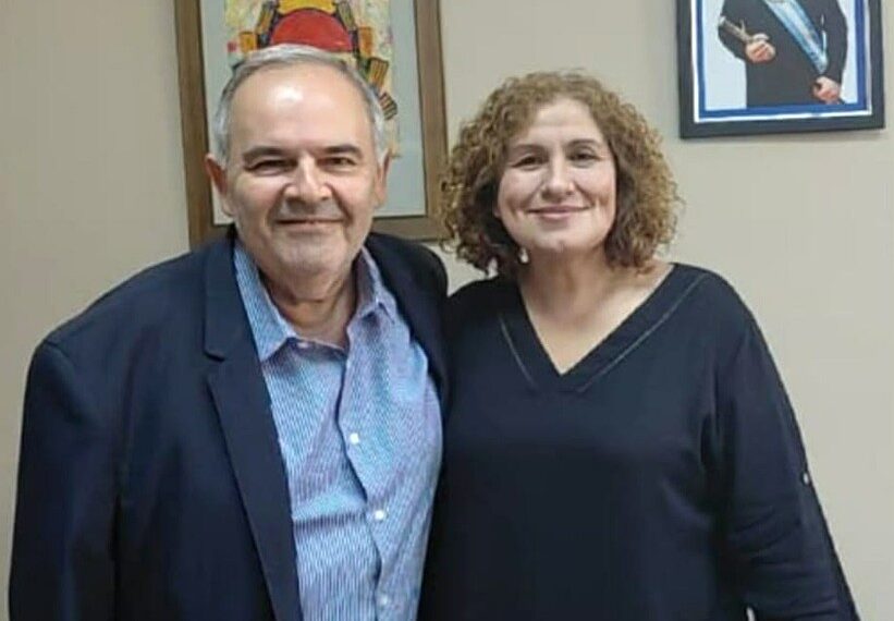 La Paliza: La comisionada Claudia Galeano se reunió con autoridades de diferentes áreas.