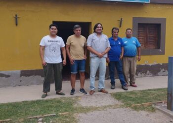 El Comisionado de Villa Salavina recibió al Personal de Defensa Civil