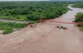 Grave crecida del río Horcones: hay desbordes en Nueva Esperanza, El Mojon y la Fragua
