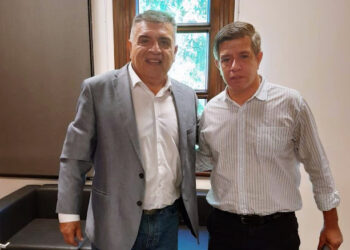El Comisionado de Villa Salavina se reunió con el Ministro de Obras Públicas.