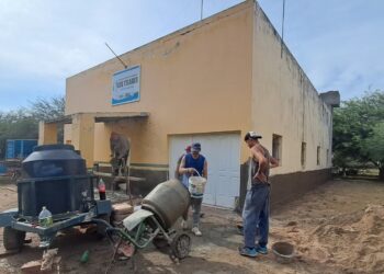 Tras convenio entre Gobierno y Municipio refaccionan la Agencia de Desarrollo Territorial de Los Telares