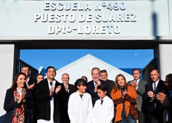 El gobernador Elías Suárez inauguró importantes obras en el departamento Loreto