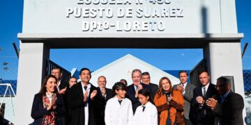 El gobernador Elías Suárez inauguró importantes obras en el departamento Loreto