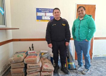 Sol de Julio: aporte municipal de materiales para la Subcomisaría