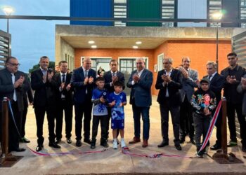 Lugones celebró sus 136 años con la inauguración de obras